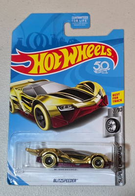 2018 Hot Wheels SUPER CHROMES 2/10 TREASURE HUNT Blitzspeeder