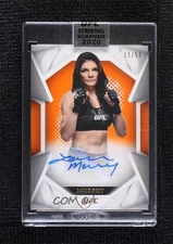 2020 Topps UFC Striking Signatures Orange /50 Lauren Murphy #STS-LM Auto