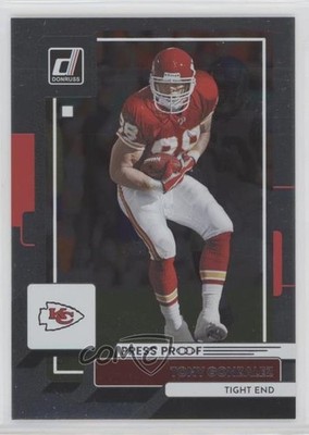 2022 Panini Donruss Press Proof Silver 91/100 Tony Gonzalez #280 HOF n0c