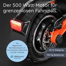 E-Scooter mit Straßenzulassung Joyor S5 13Ah 624Wh 500W Offroad Elektroroller – Bild 2