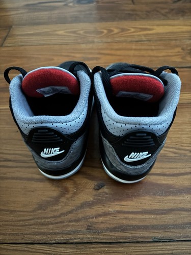 Nike Air Jordan 3 Retro Black Cement Grey 7C - Picture 2 of 5