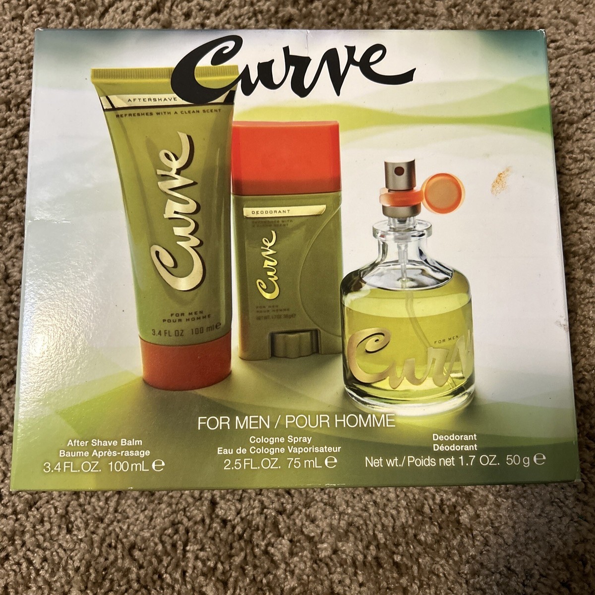 Scent Curve Cologne Gift Set Curve Perfume Set Curve Gift Set