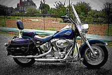Harley Davidson Heritage Softail Classic Injection 2001 6 A4 Photo Print