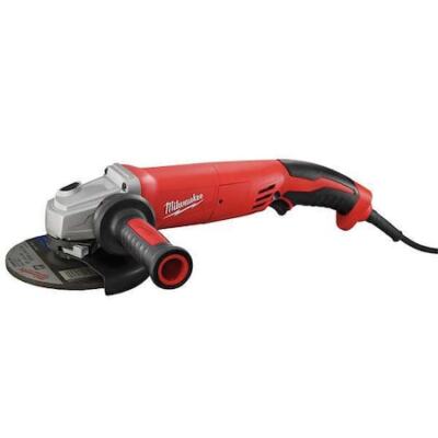 Milwaukee Tool 6124-30 13 Amp 5'' Small Angle Grinder Trigger Grip, Lock-On
