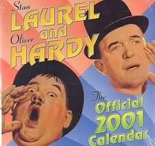 LAUREL & HARDY 2001 OFFICIAL CALENDAR (SEALED)