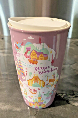 Disney Parks WDW 2020 Starbucks Ceramic Tumblers Mugs 4 Parks Set MK Epcot AK HS - Picture 8 of 11