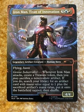Iron Man, Titan Of Innovation #1731 BORDERLESS Marvel MTG Secret Lair NM