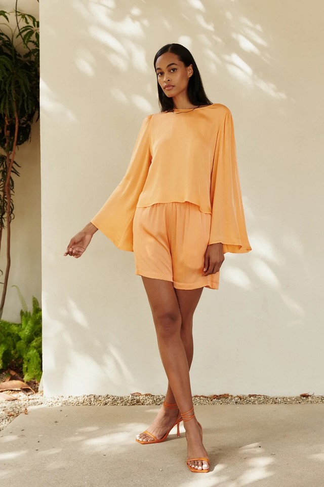 VELVET By Graham & Spencer Adina High Rise Shorts Flare S 150 D13 eBay