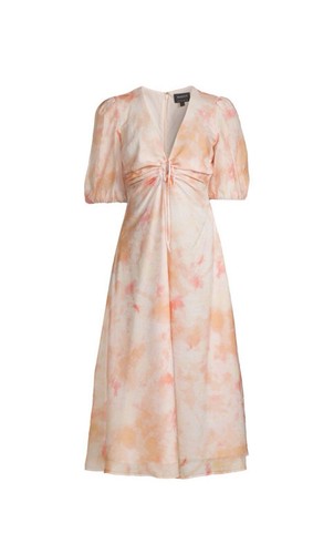 NWT BARDOT WOMENS DRESS SIZE 6/M Summer Party/cocktail Wedding V-Neck Midi-Dress - Picture 4 of 15
