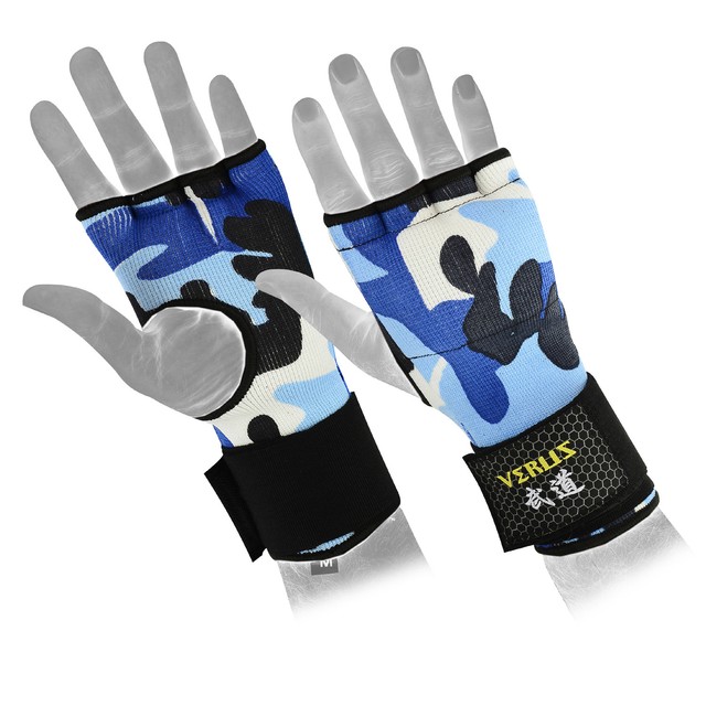 Verus Inner Gel Boxing Glove Hand Wraps Blue/Camo size Small eBay