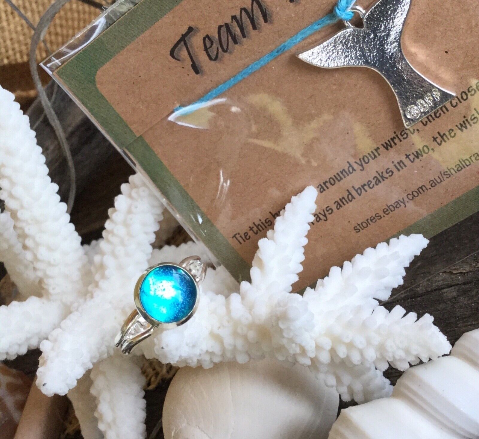 DIY Mako Mermaids Moon Ring