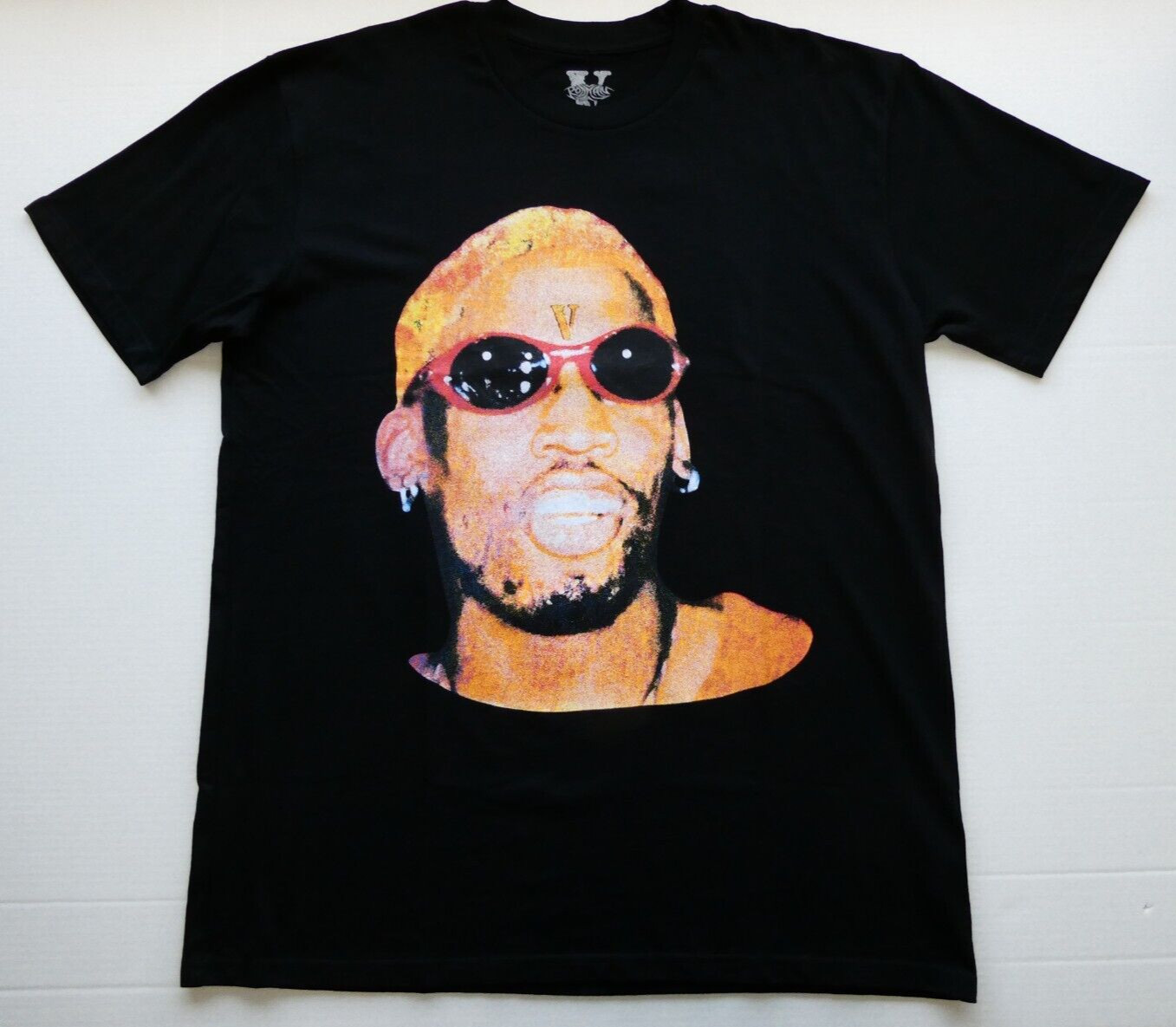 Vlone x Dennis Rodman Airbrush T-Shirt, Black, Size X… - Gem