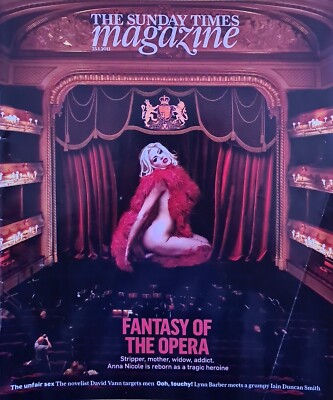 Sunday Times Magazine January 23rd 2011 -  Anna Nicole Smith