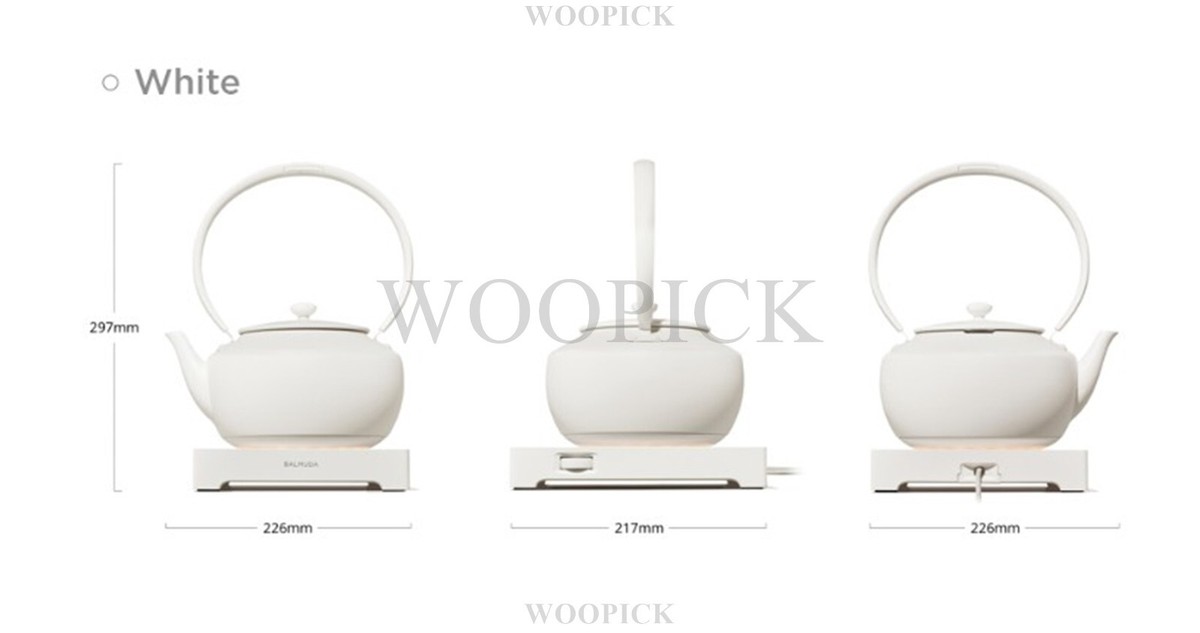 BALMUDA MoonKettle Electric Kettle KPT02-WH AC 220V/60Hz White