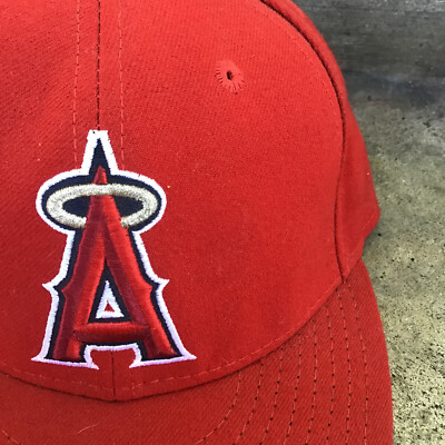 New Era 59Fifty Red MLB Los Angeles Angels Authentic