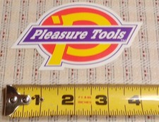 Vintage Pleasure Tools Brand Sticker / Decals