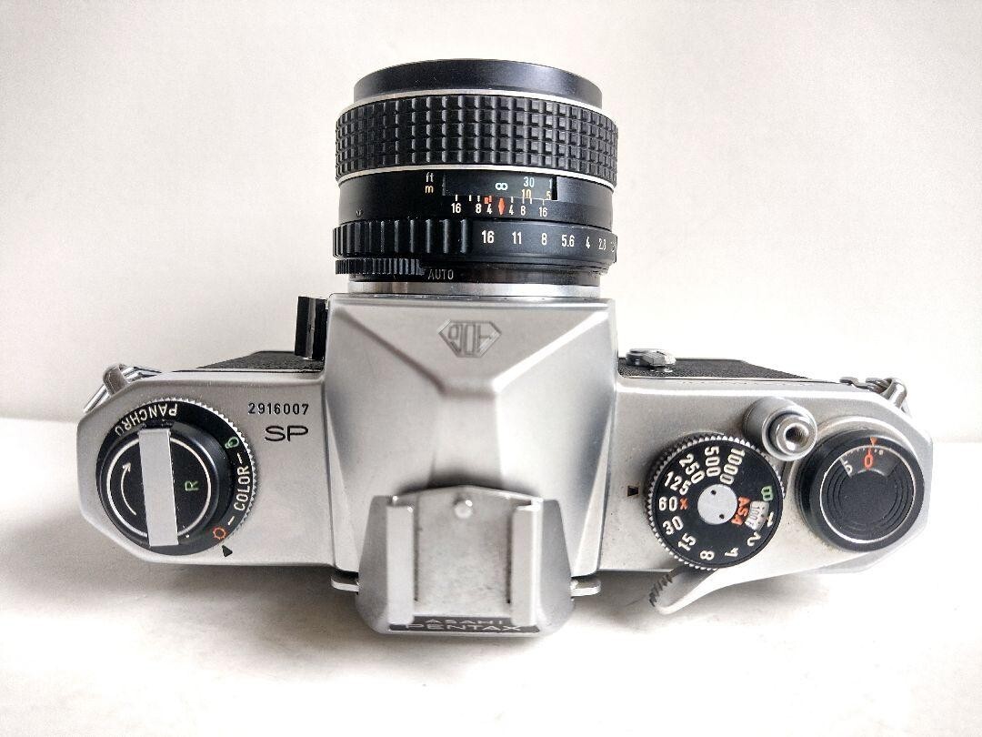 169 Pentax Spotmatic SP 35mm Film Camera SMC Takumar 55mm f/1.8