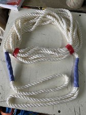 mooring line 30 Ft of 10mm Nylon rope warp Dock line 12 Inch Loops Spliced In