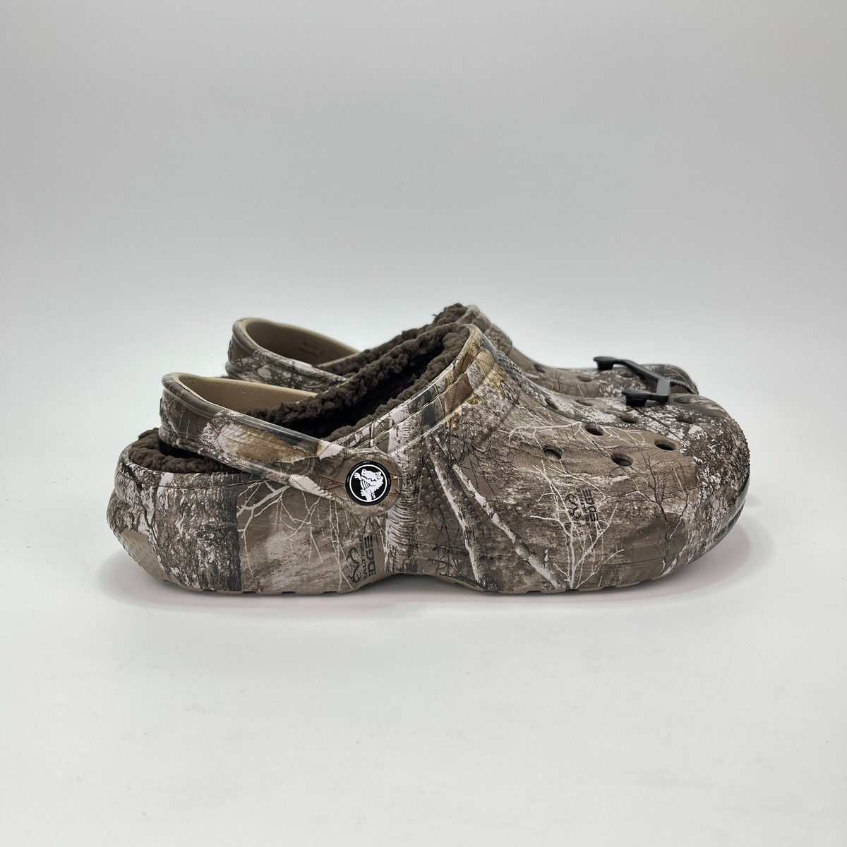 Fur Lined Clog Womens Lined Camo Crocs Crocs Classic Lined Realtree Edge  Camo Slip On Clog Shoes Women's Size Men's