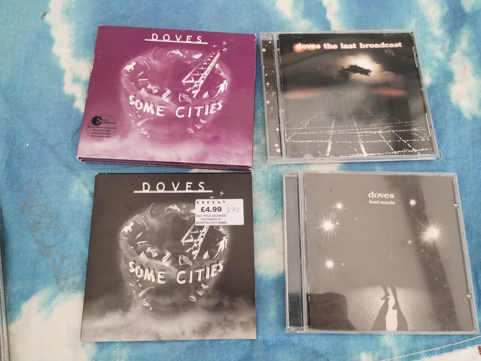 DOVES 4 CD JOBLOT/BUNDLE  SOME CITIES X2 +DVD/LOST SOULS/LAST BROADCAST