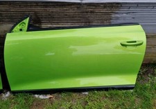 VW SCIROCCO 2009 NEAR COMPLETE NS PASSENGER DOOR LR6T VIPER GREEN METALLIC 