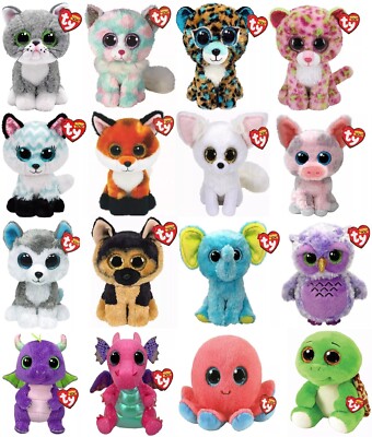 Ty - Beanie Boo's - Peluche Waddles le Pingouin , TY36008, Noir / Blanc
