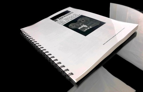 Technics Tape Deck RS-1500US RS-1506US Instructions & Service Manual Vol 1 2 - Picture 3 of 5