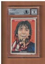 JIM CRAIG AUTOGRAPHED 2010 SPORTKINGS CARD SIGNED 1980 GOLD BECKETT AU