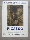 Picasso - Original Poster Galerie LOUISE LEIRIS 1964 - 46.5 cm x 64 cm