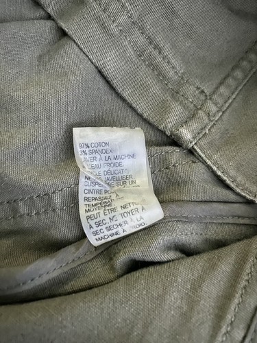Bionco Nygord Damen Jacke Militärgrün Knopfleiste 4 Taschen Größe 14 De Seg Mano - Bild 6 von 9