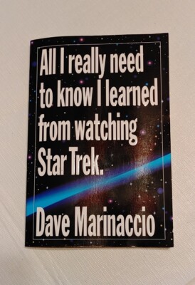 All I Really Need to Know I Learned from Watching Star Trek Dave Marinaccio 1994