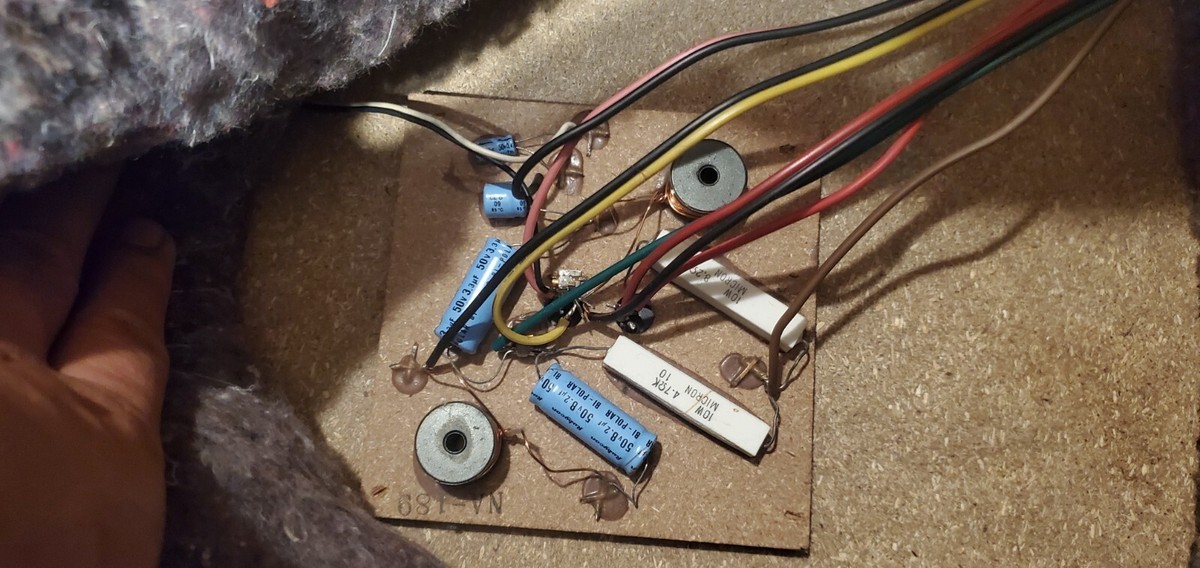 vintage sansui SP-X7700 speaker part out CROSSOVER WITH SWITCH