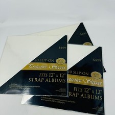 Lot Of 3 Hobby Lobby 30 Total Slip-On Protective Sleeves 12x12  Strap Album