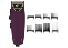 Oster Fast Feed Limited Edition Purple Hair Adjustable Pro Clipper 8pc Combs