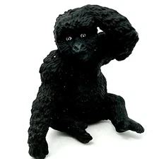 Black Gorilla Safari Ltd. 4" Hard Plastic Figurine Vintage 1990 RETIRED Figure