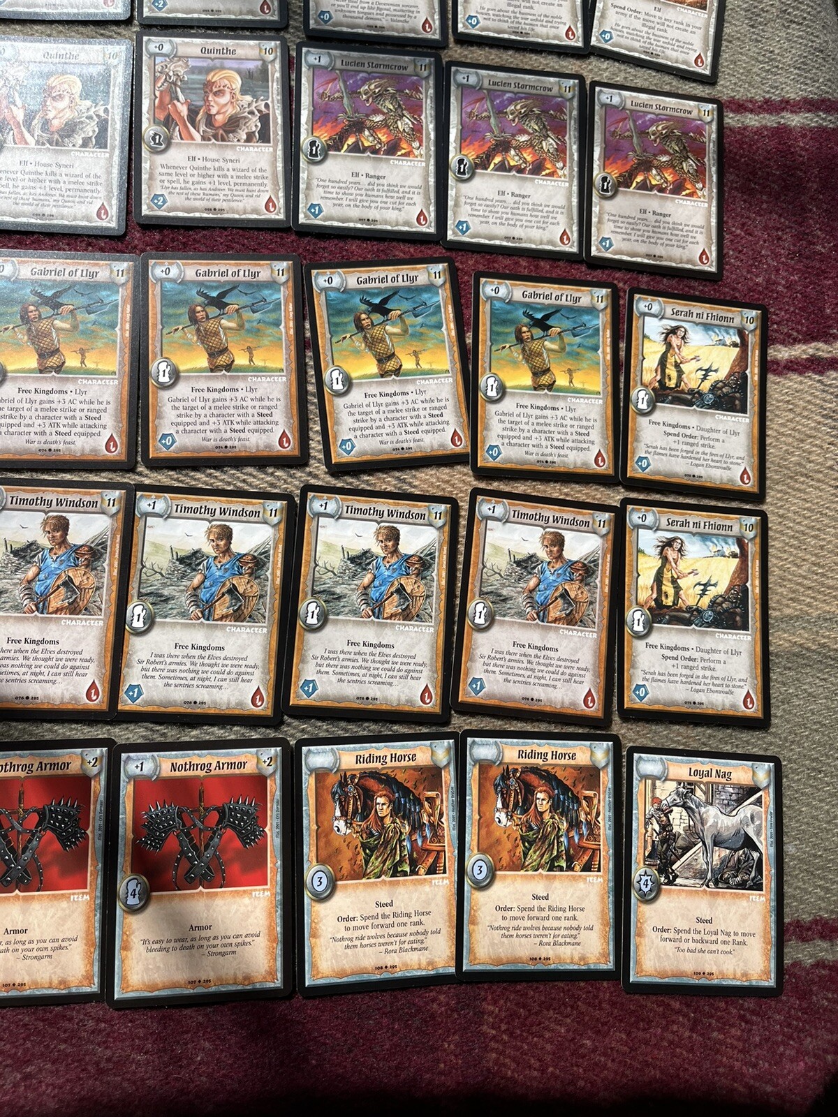 Warlord CCG Card Lot. Saga Of The Storm eBay
