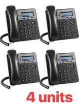 4 X Grandstream GXP1450 HD VOIP SIP Phone LED 2 Lines For Small Medium Business