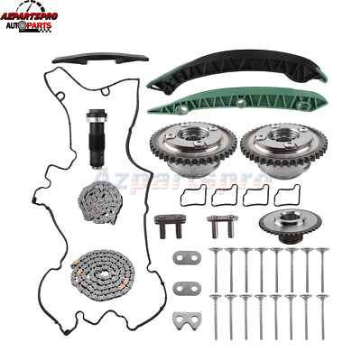 Timing Chain Camshaft Gear Intake Exhaust Valve Kit For Mercedes W204 S204 W212