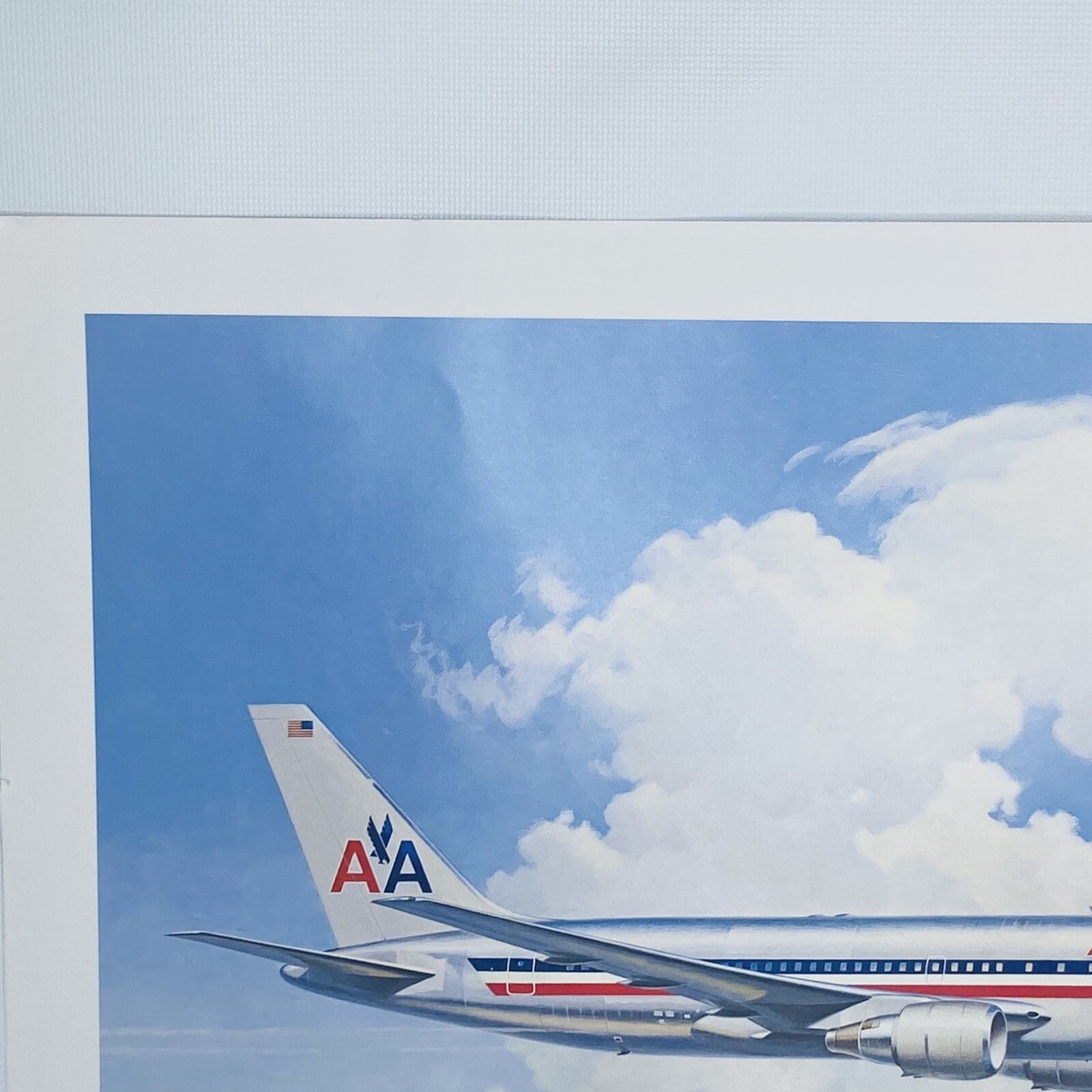 AMERICAN AIRLINES Boeing 767 Luxury Liner Poster by Bob Cunningham