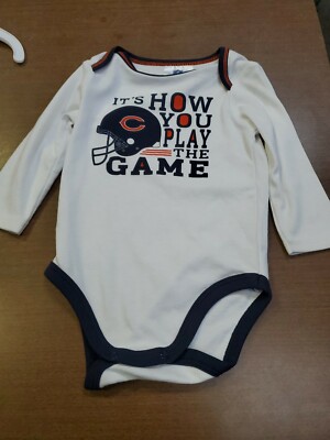 XX Z10 Chicago Bears How You Play Infant Onesie Sport NFL Team Apparel Gerber