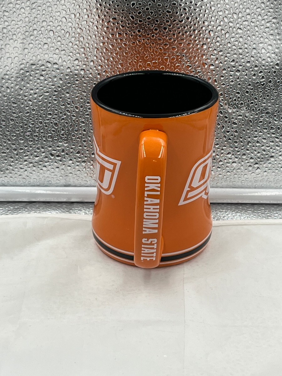 Oklahoma State Cowboys 14oz Relief Mug - Team Color Ceramic Coffee Mug