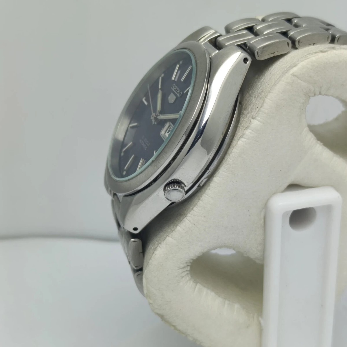 Seiko 5 Automatic 7S26-03E0 Navy Blue Dial Day/Date Vintage Watch