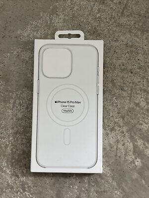 Genuine Apple Clear Case with MagSafe for iPhone 15 Pro Max Open Box