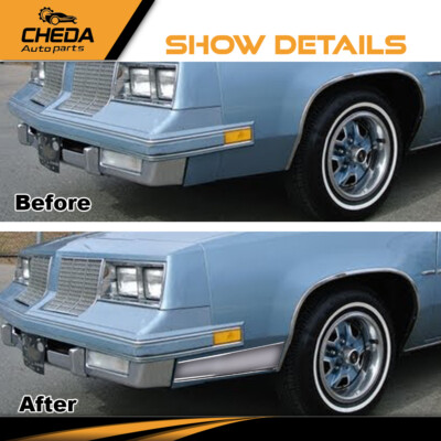 Fit For 81-88 Cutlass Supreme Lower Fender Chrome Molding Trim 2