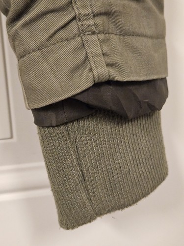 coffee shop military green women bomber jacket with hood size XS - Picture 14 of 19