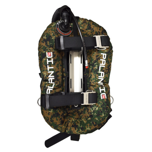 Palantic Donut Wing Single Tank Harness System, Green Camo - Afbeelding 3 van 8