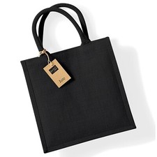 Classic Jute Shopper Bag  Hessian Burlap Reusable Woven Tote Shopping Carrier