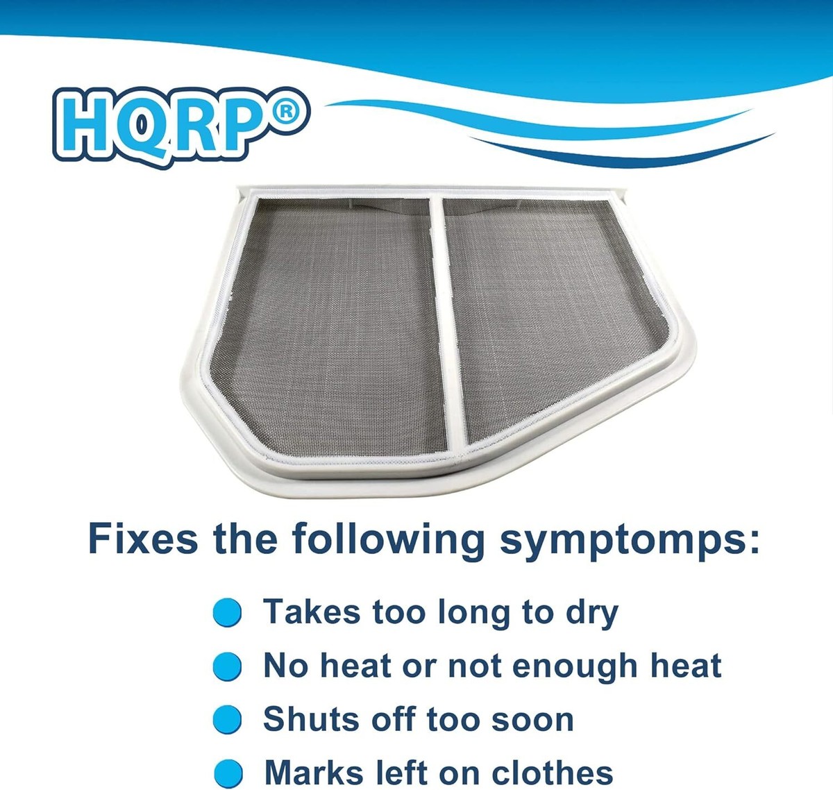 Confezione Da 2 Asciugatrice Lanugine Schermo Filtro Ricevitore Per - Foto 12