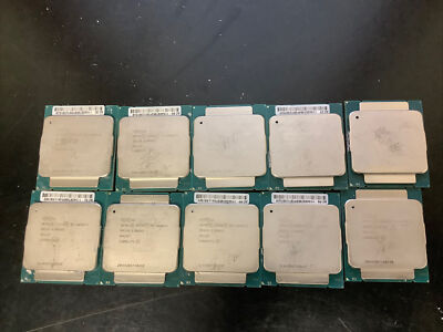 Lot of 10 Intel Xeon E5-2650V3 2.3 GHz Processors