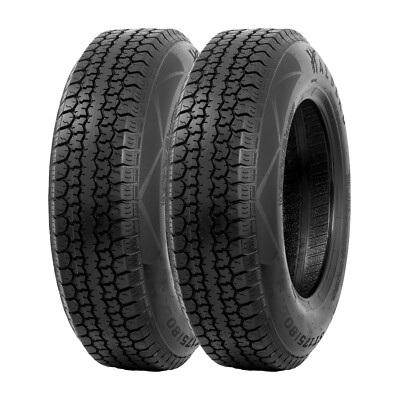 #ad Set 2 185 80 13 Trailer Tires 6Ply Heavy Duty ST185 80D13 185 80 13 Replace Tire $68.99